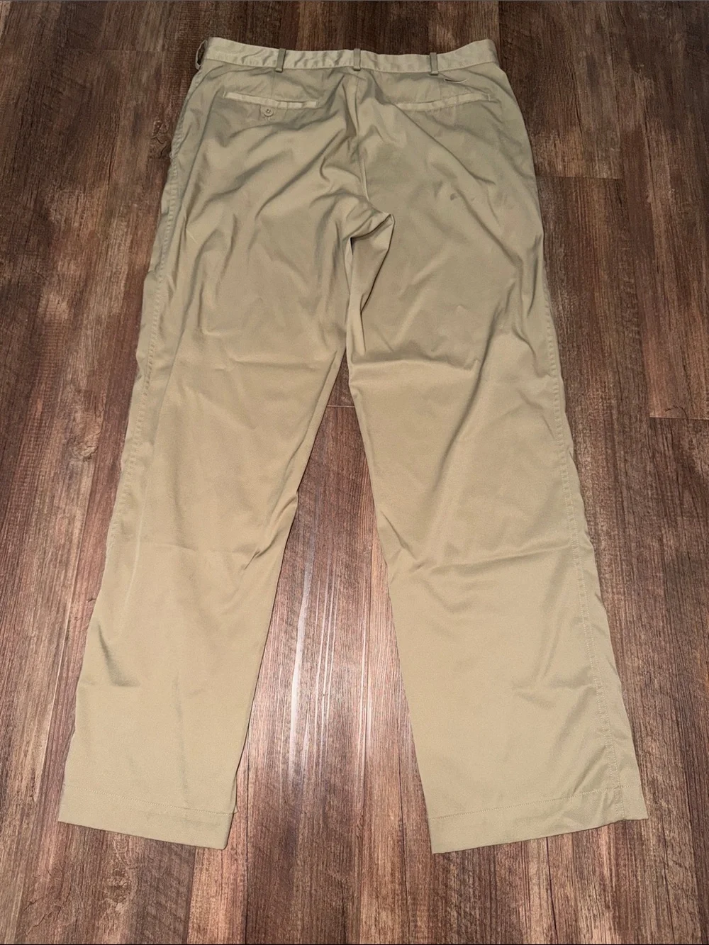 Nike Golf Pants Mens 34x32 Tan Performance Dri-FIT Flat Front319685--235